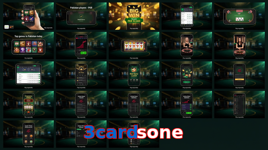 Main screen of 3Cardsone bet page for PK players