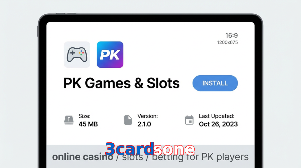 Game list for 3Cardsone gameapk section