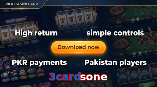 Main screen of 3Cardsone gamedownload page for PK players